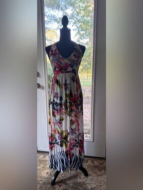 Tommy Bahama maxi floral halter dress size S